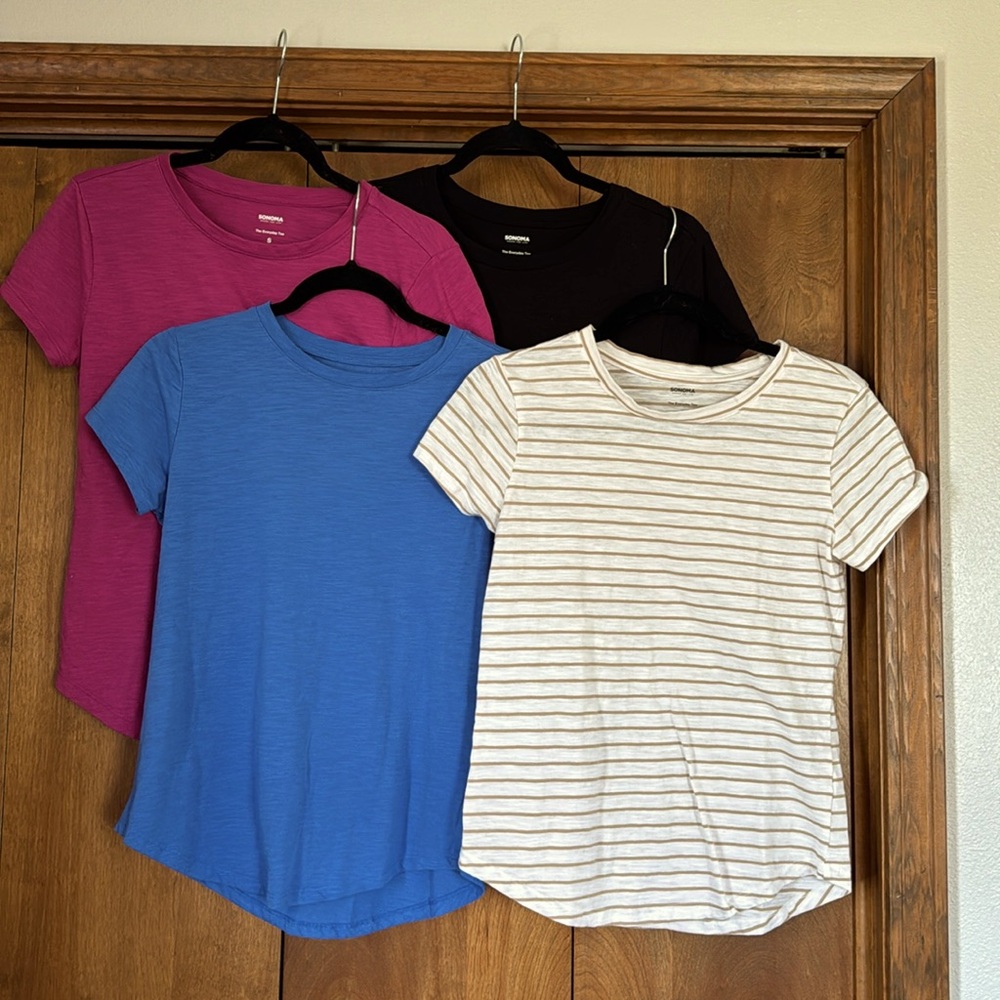 4 basic tees